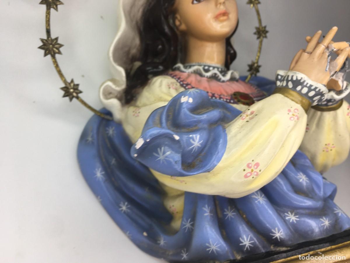 Arte: BUSTO VIRGEN DE LA INMACULADA - GUALUPE OLOT - Foto 7