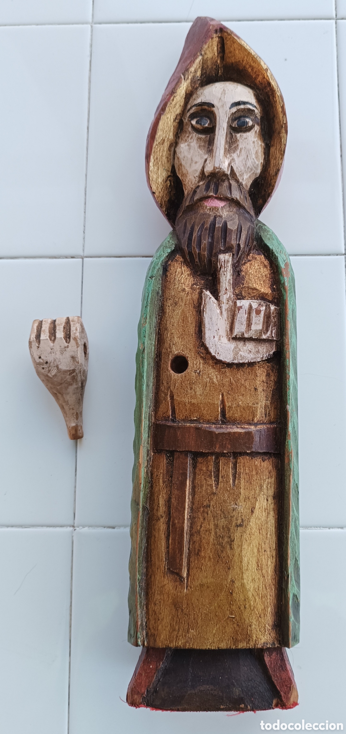 Arte: CRISTO tallado en madera. - Foto 2