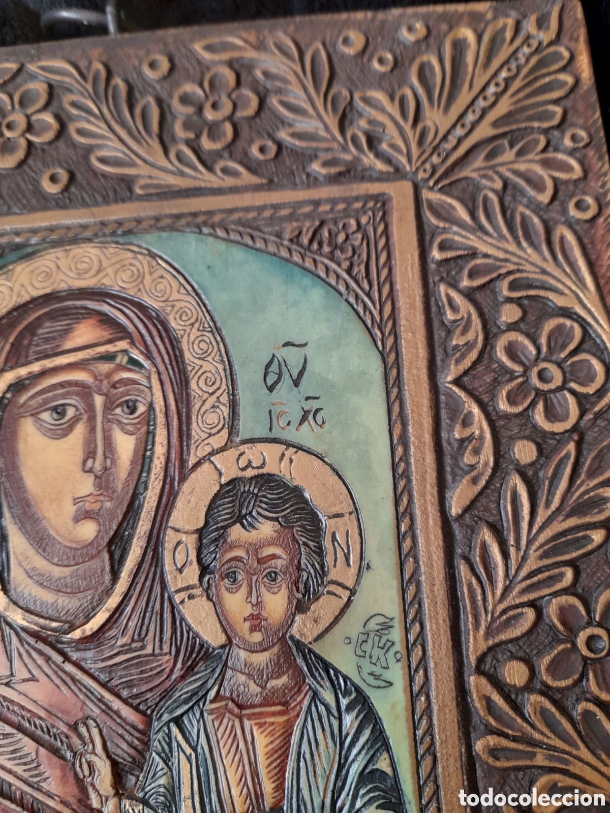 Arte: Magn&iacute;fico icono, tallado - Foto 4