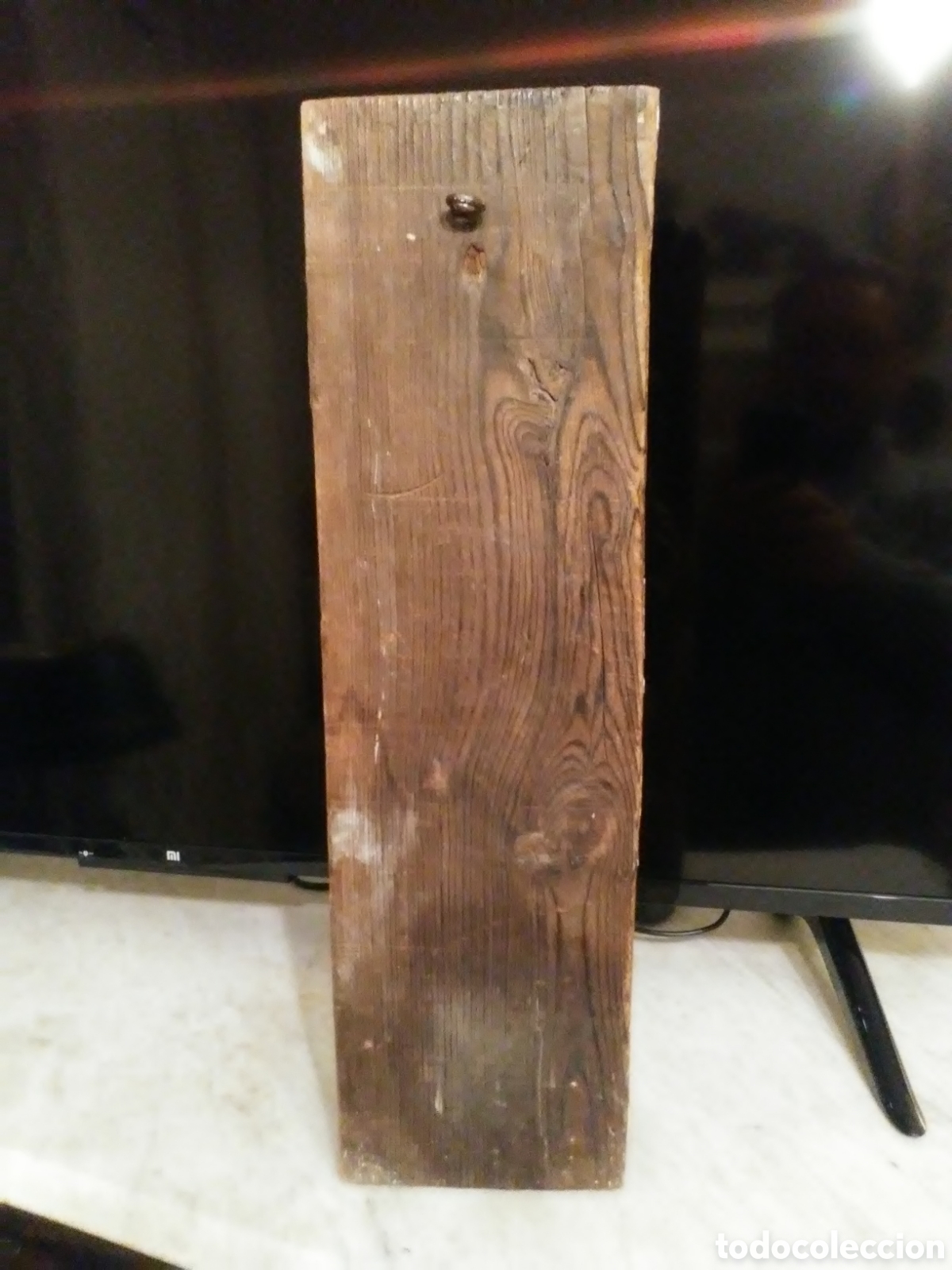 Arte: Angel de madera policromada con laud - Foto 2
