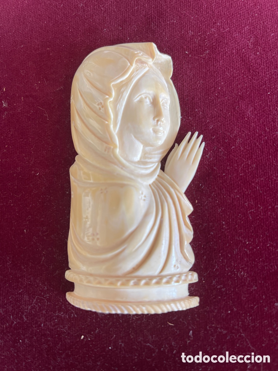 Arte: Virgen marfil - Foto 1
