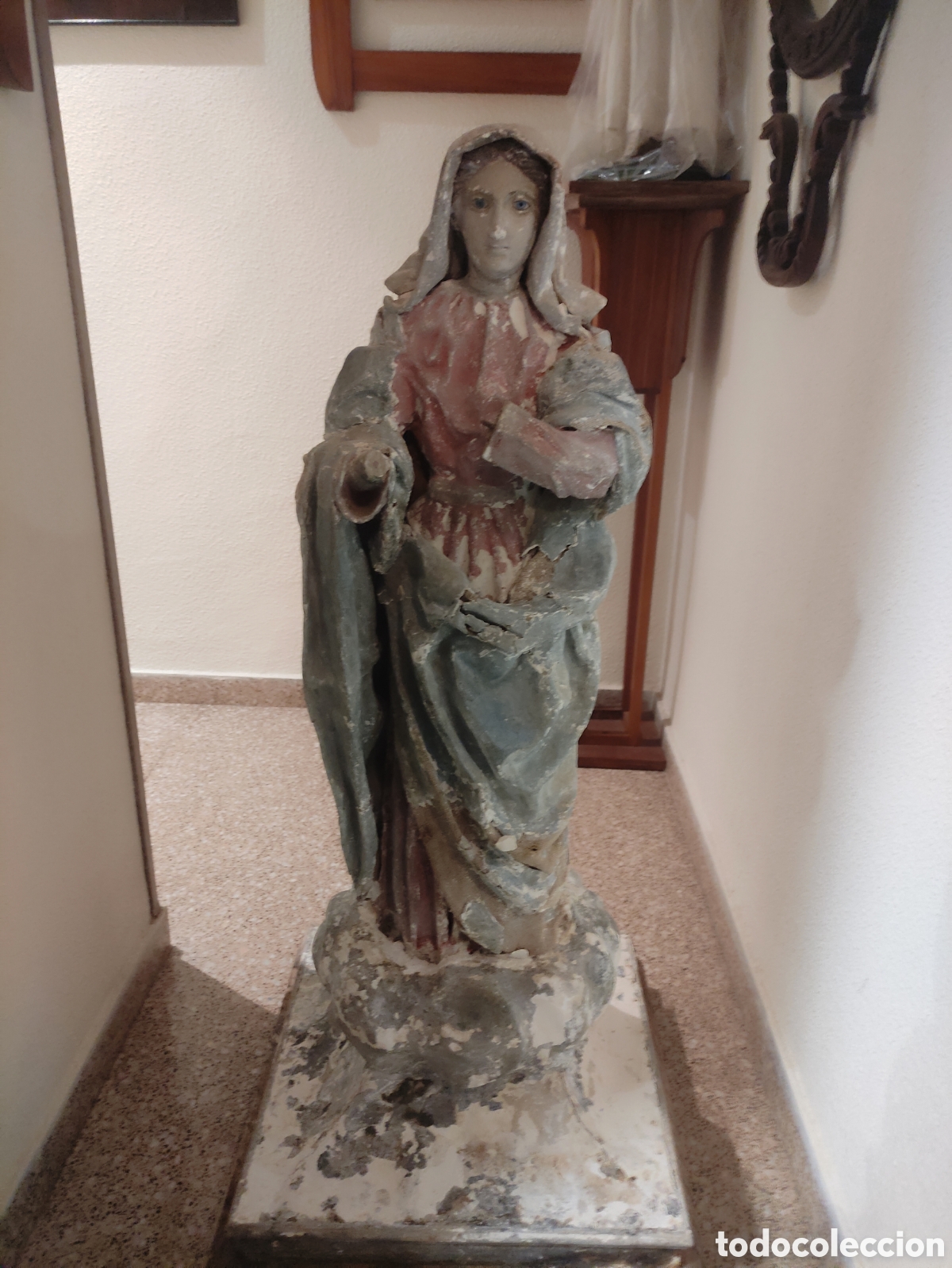 Arte: Virgen antigua - Foto 2