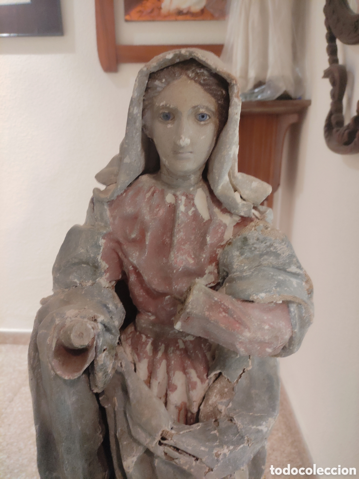 Arte: Virgen antigua - Foto 4