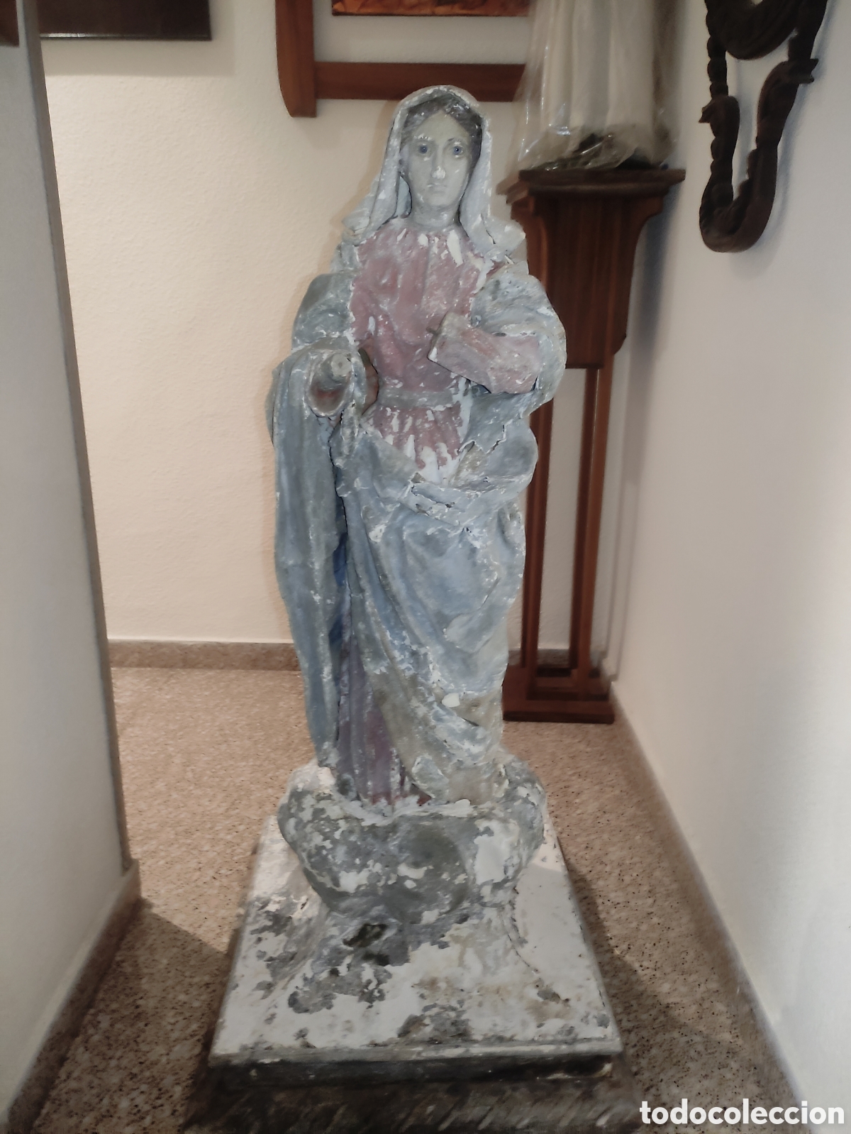 Arte: Virgen antigua - Foto 5