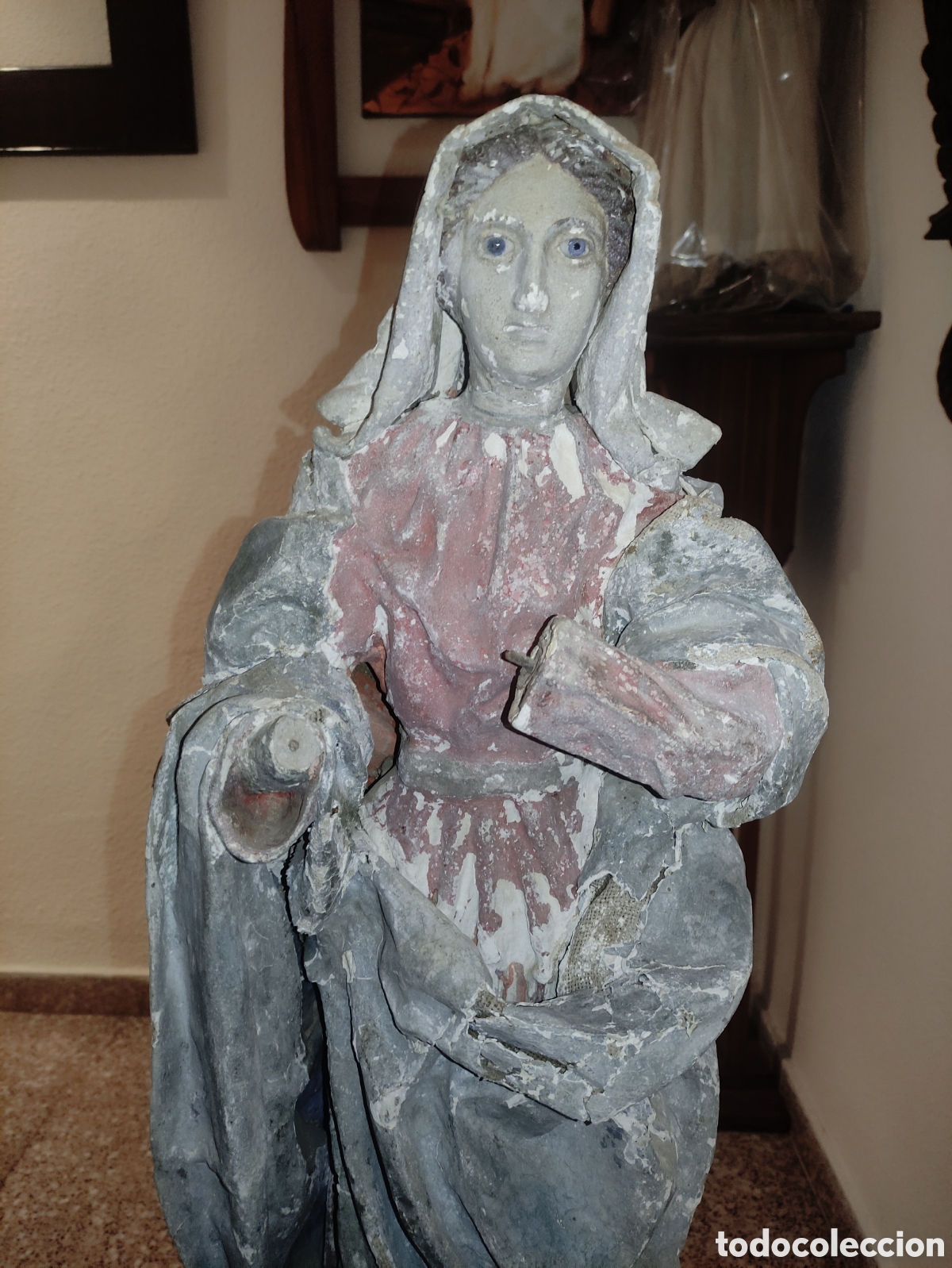 Arte: Virgen antigua - Foto 6