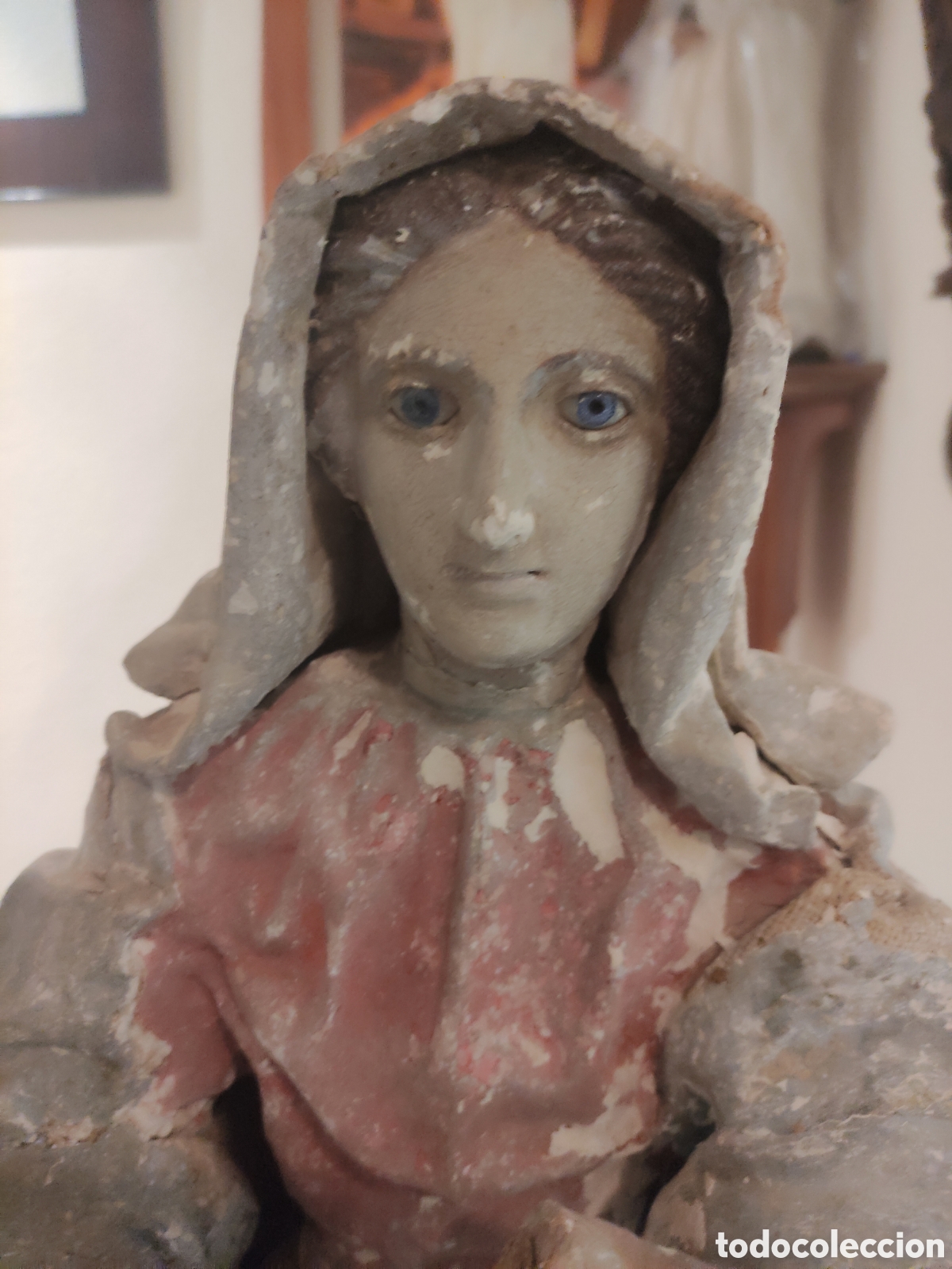 Arte: Virgen antigua - Foto 1