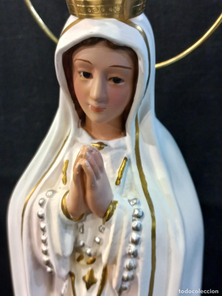 Arte: VIRGEN DE F&Aacute;TIMA (30cm) e - Foto 3