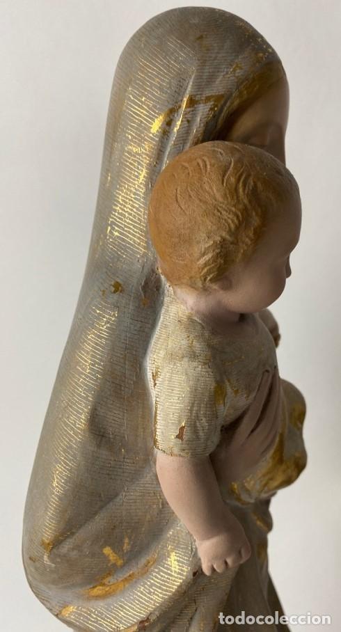 Arte: VIRGEN DE MADERA POLICROMADA DE AUTOR - Foto 7