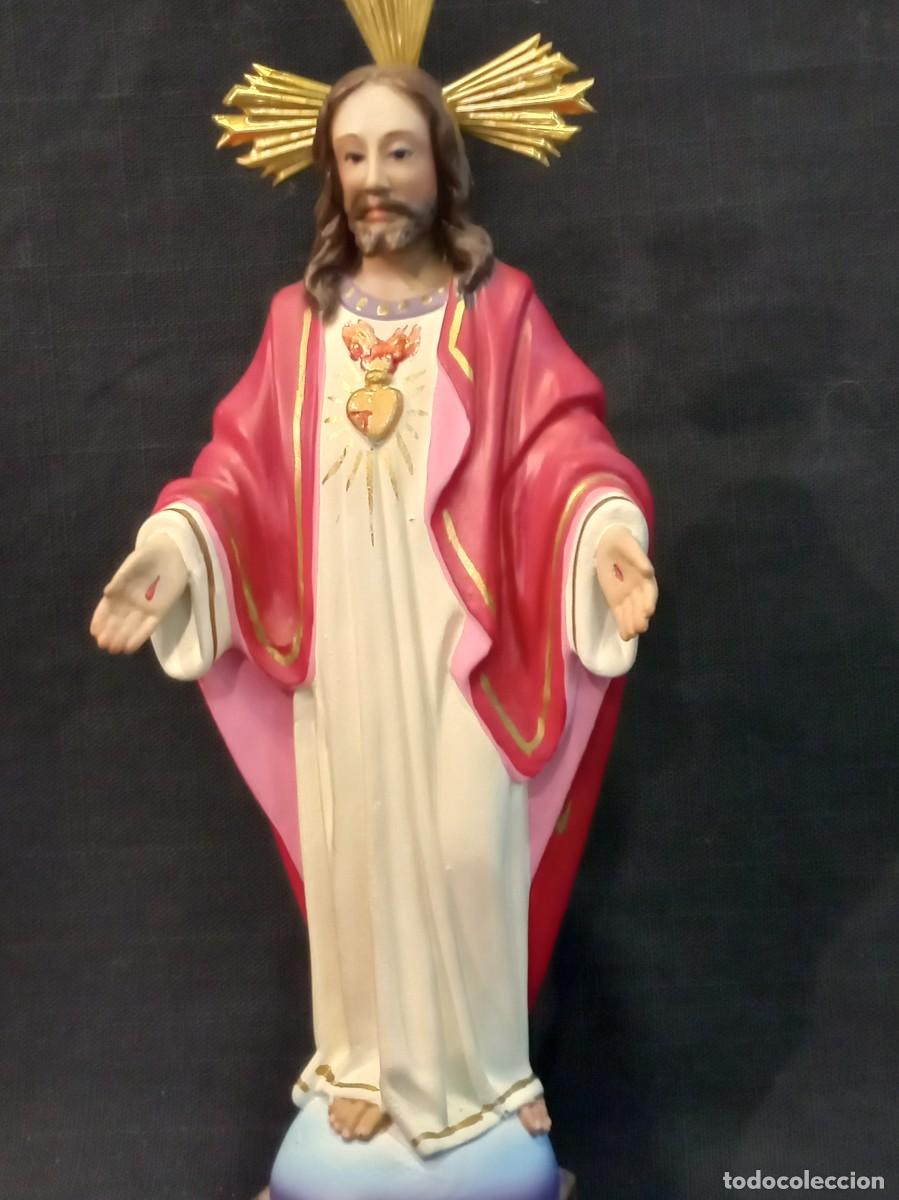 Arte: &uml;SAGRADO CORAZ&Oacute;N DE JES&Uacute;S&uml; (20cm) - Foto 1