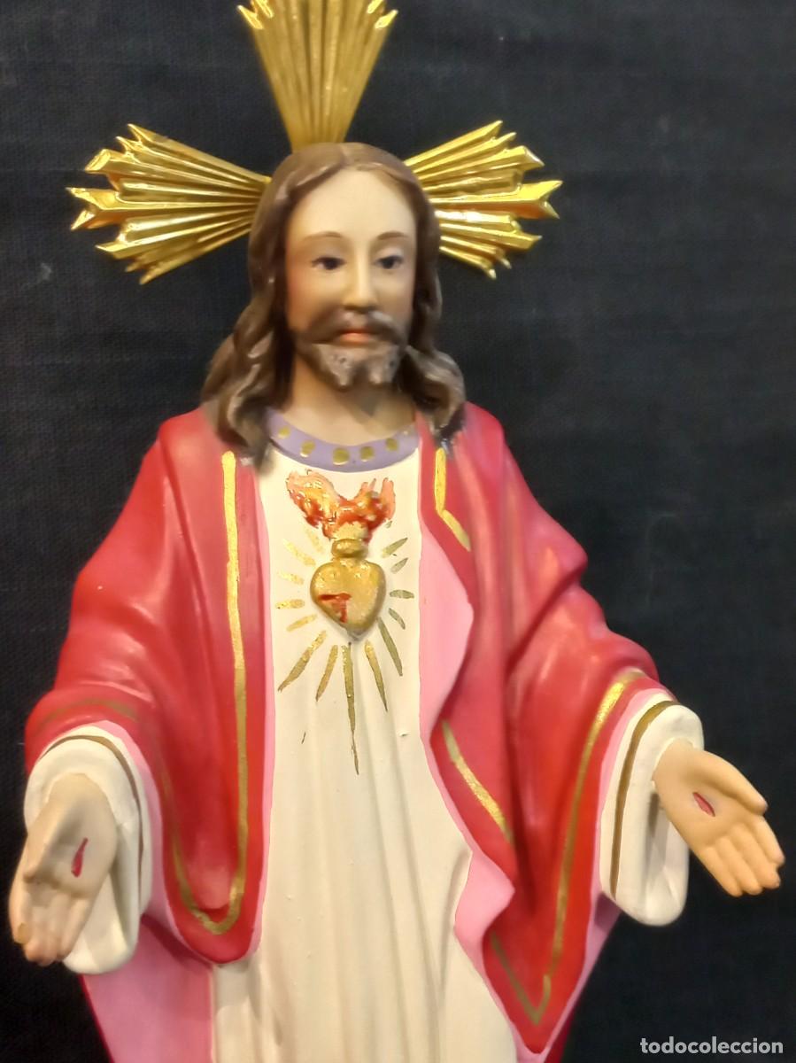 Arte: &uml;SAGRADO CORAZ&Oacute;N DE JES&Uacute;S&uml; (20cm) - Foto 2