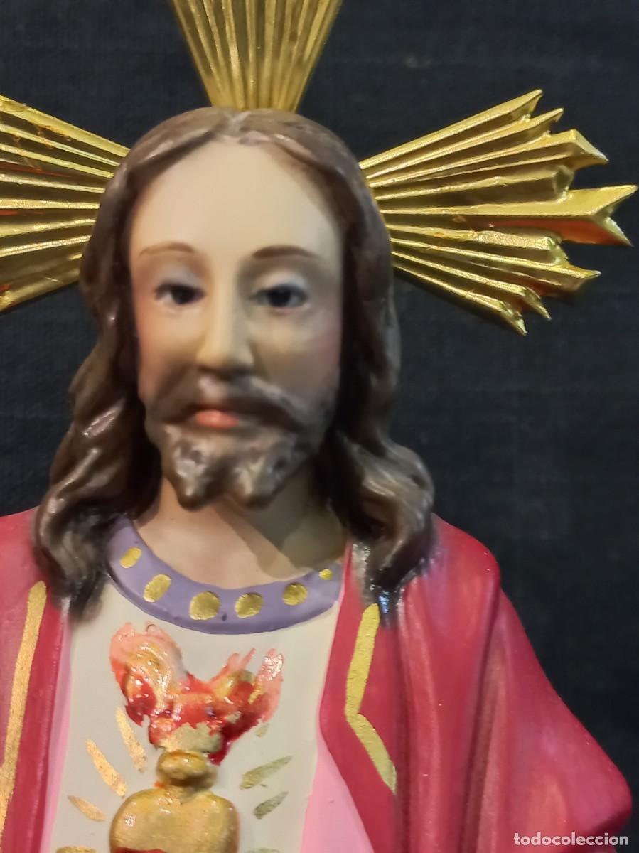 Arte: &uml;SAGRADO CORAZ&Oacute;N DE JES&Uacute;S&uml; (20cm) - Foto 3