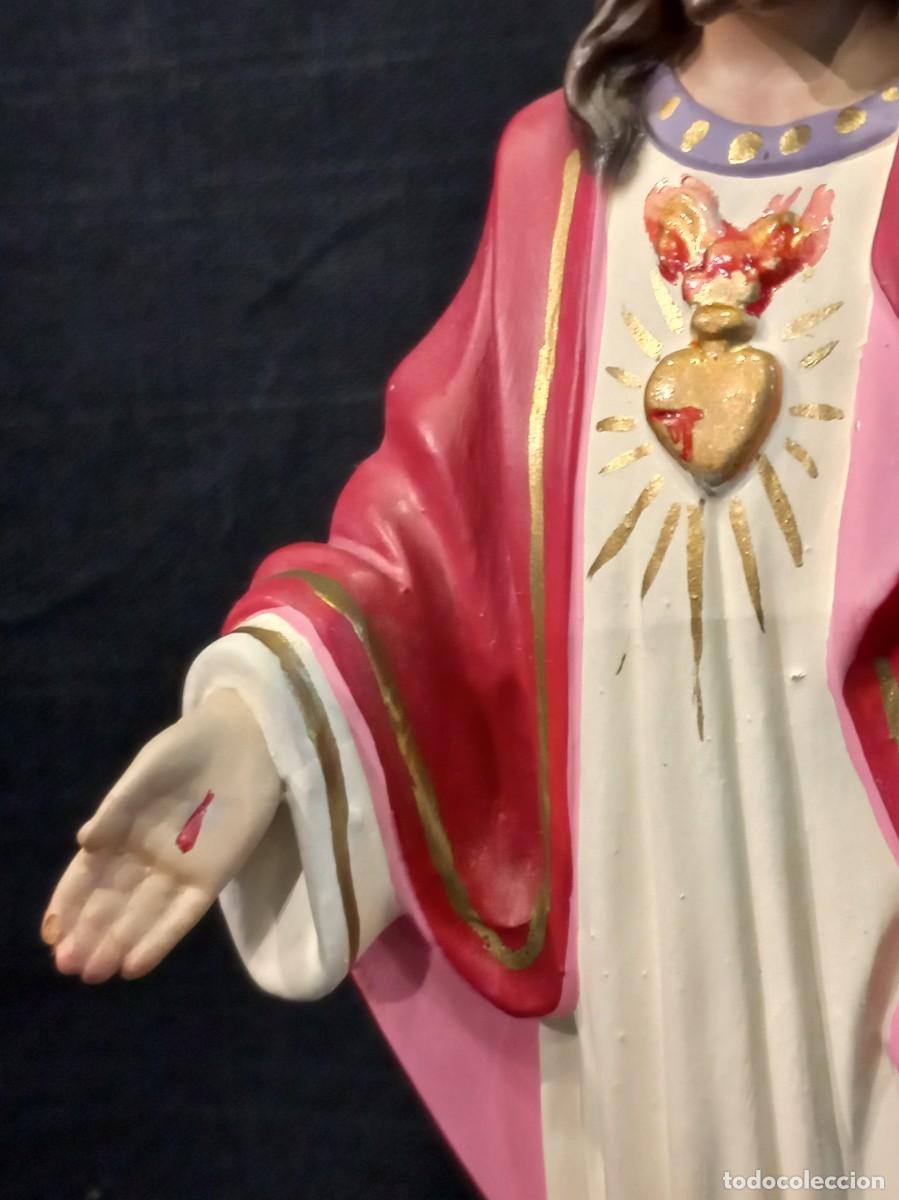 Arte: &uml;SAGRADO CORAZ&Oacute;N DE JES&Uacute;S&uml; (20cm) - Foto 5