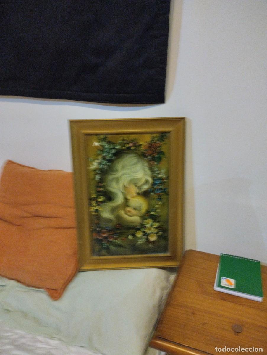 Arte: Cuadro virgen Mar&iacute;a y ni&ntilde;o - Foto 2