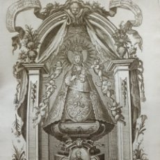 Arte: 1755 NUESTRA SEÑORA DE BARRUSO VILLA DE BRIEVA LA RIOJA LOGROÑO GRABADO POR PRIETO. Lote 397503554