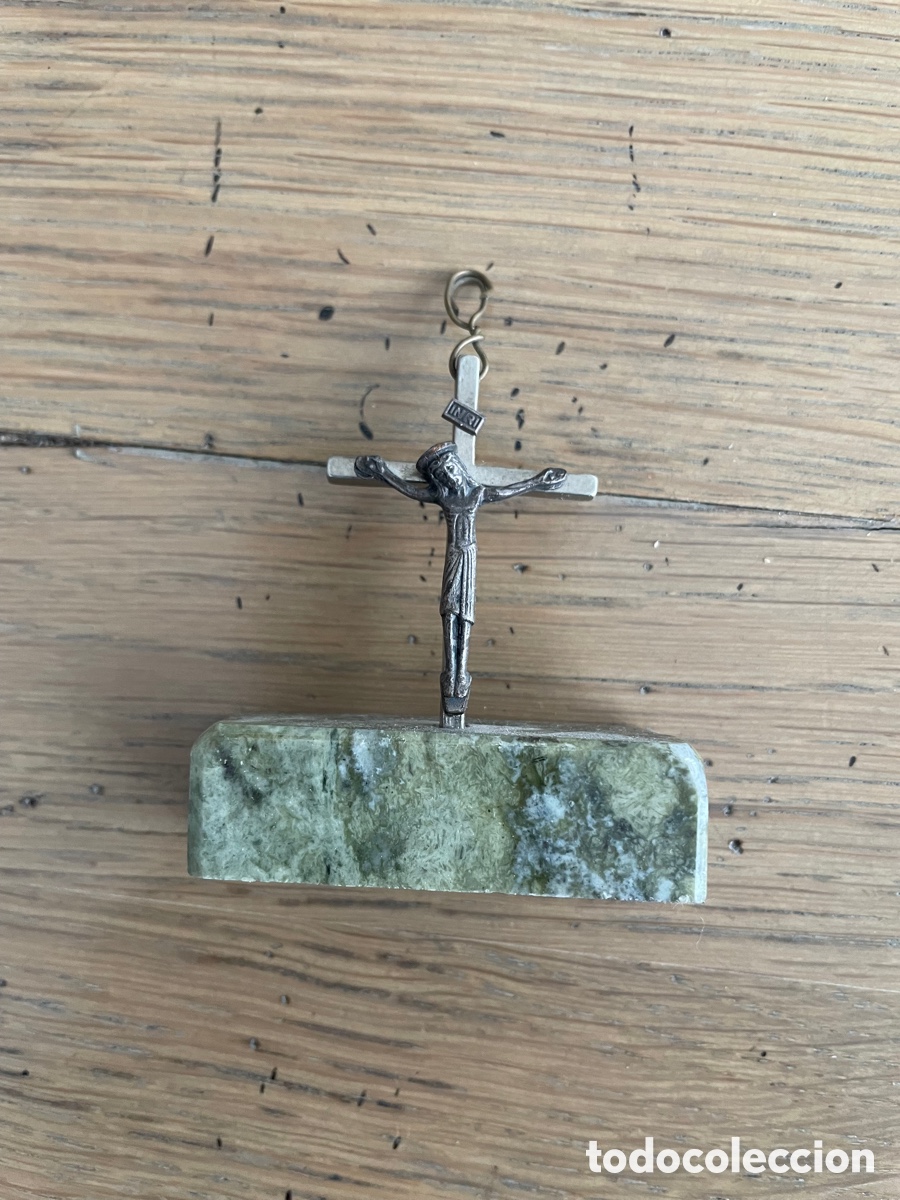 Arte: CRUZ CON BASE DE M&Aacute;RMOL - Foto 1