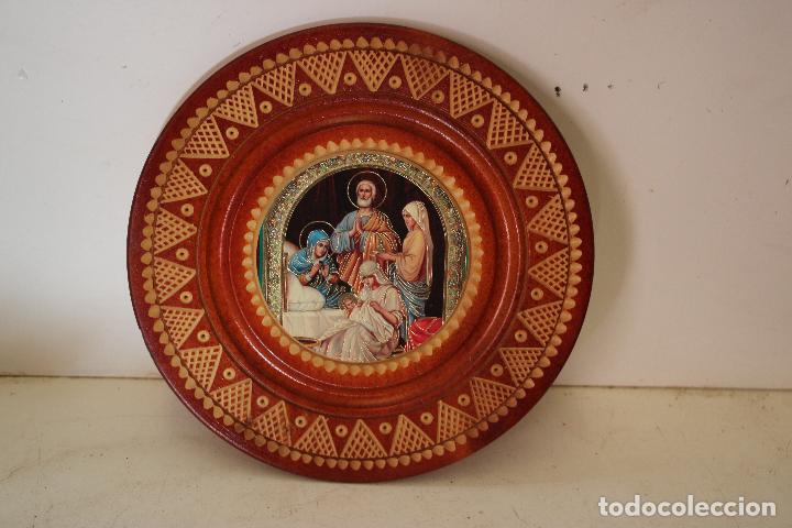 Arte: icono lamina madera - Foto 1