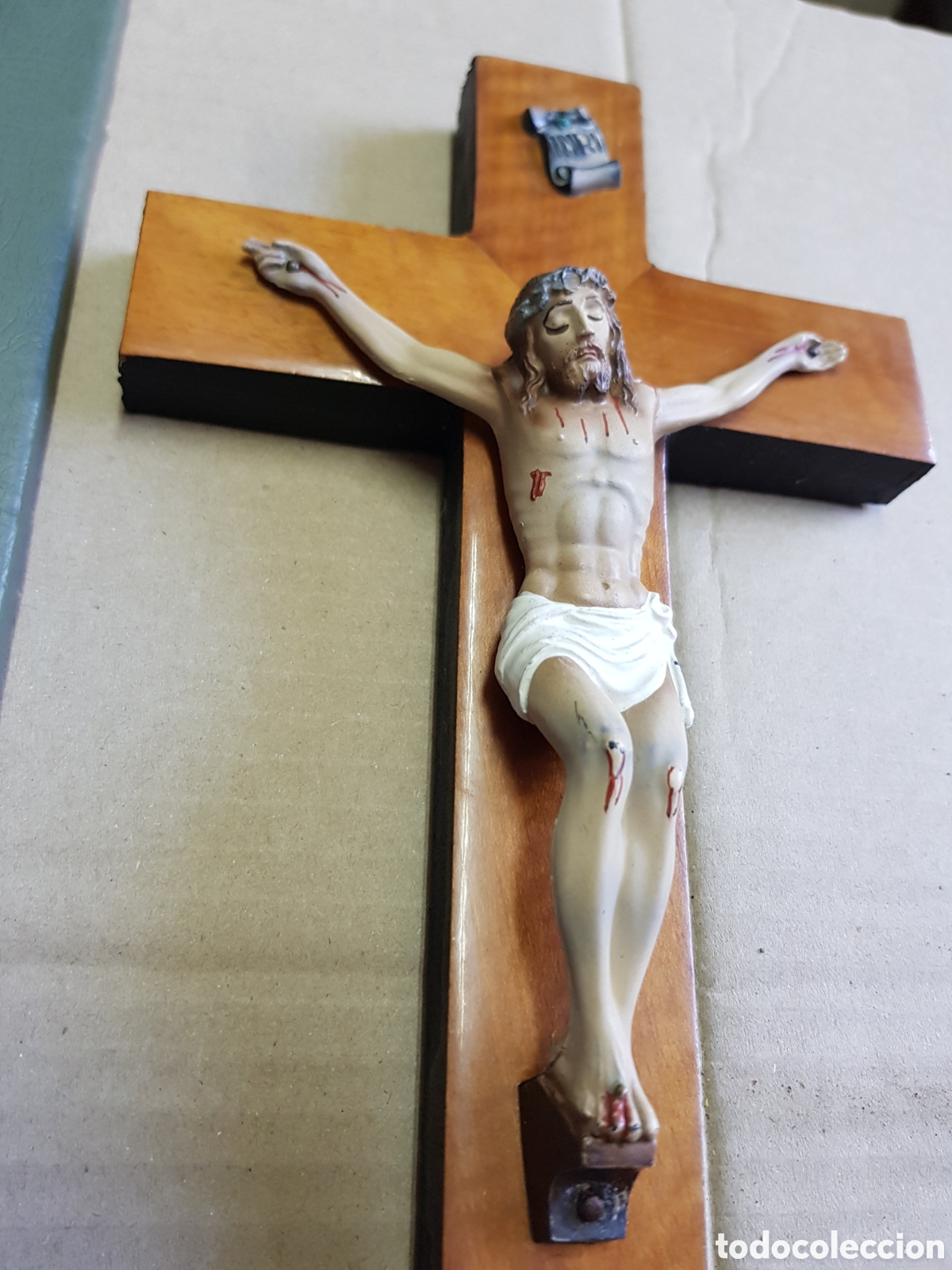 Arte: Crucifijo de pared - Foto 3