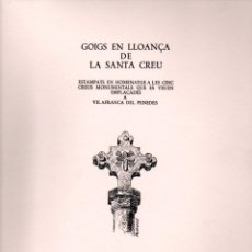 Arte: CARPETA DE CINC GOIGS EN LLOANÇA DE LA SANTA CREU (1972). Lote 401857894