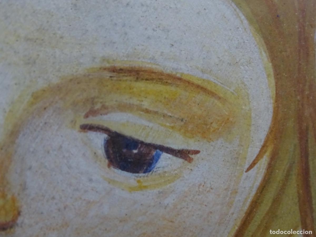 Arte: TECNICA MIXTA SOBRE TABLA ANONIMO. VIRGEN. - Foto 11