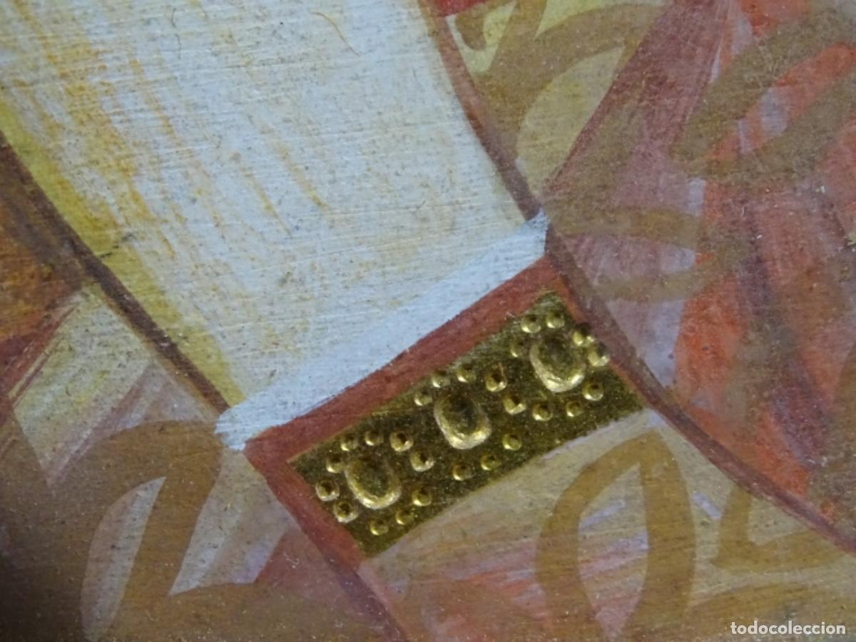 Arte: TECNICA MIXTA SOBRE TABLA ANONIMO. VIRGEN. - Foto 15