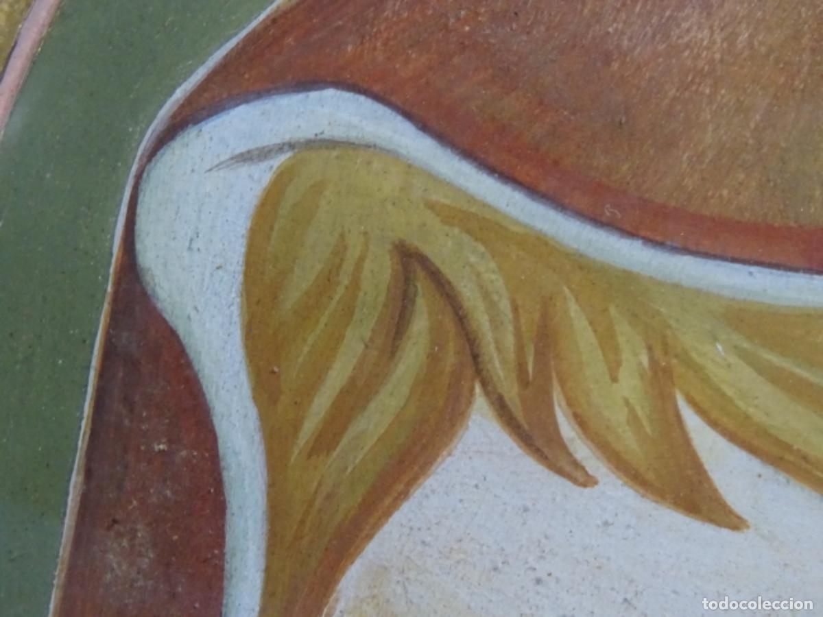 Arte: TECNICA MIXTA SOBRE TABLA ANONIMO. VIRGEN. - Foto 18