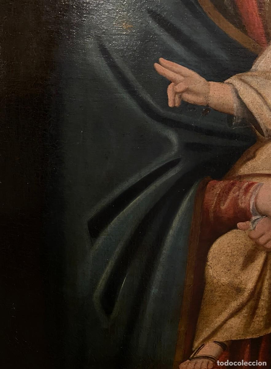 Arte: ANTIGUA VIRGEN DEL POPULO, 102X82 CMS - Foto 3