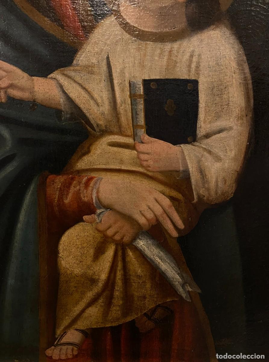 Arte: ANTIGUA VIRGEN DEL POPULO, 102X82 CMS - Foto 5