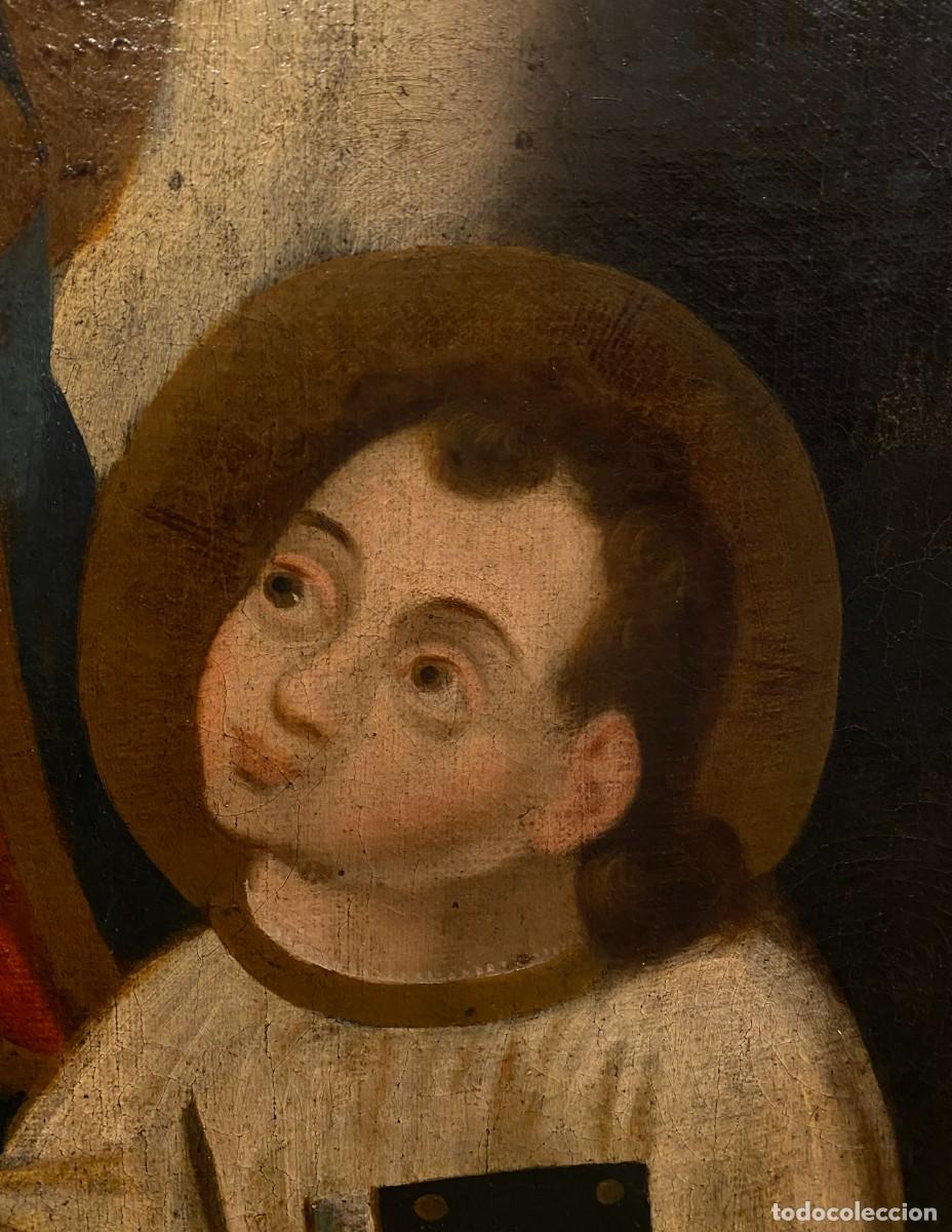 Arte: ANTIGUA VIRGEN DEL POPULO, 102X82 CMS - Foto 9
