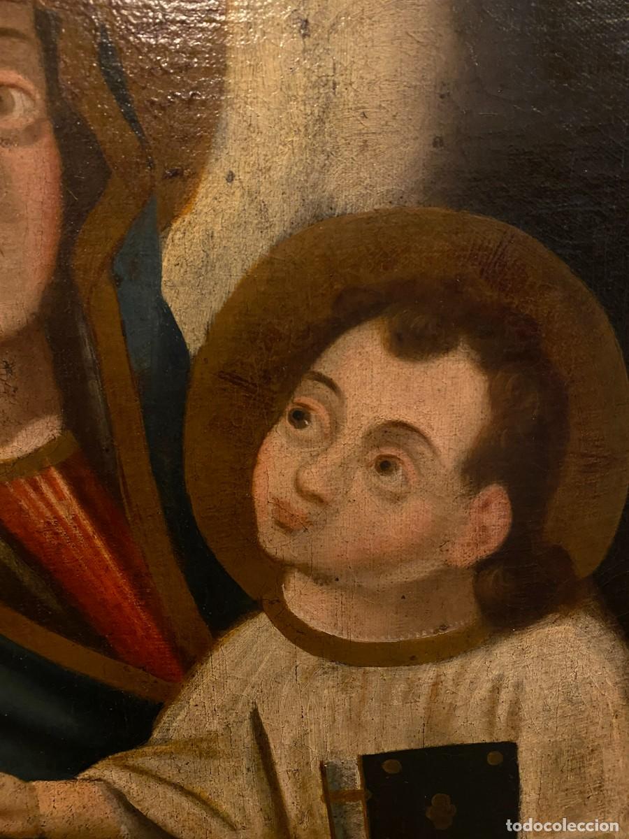 Arte: ANTIGUA VIRGEN DEL POPULO, 102X82 CMS - Foto 13