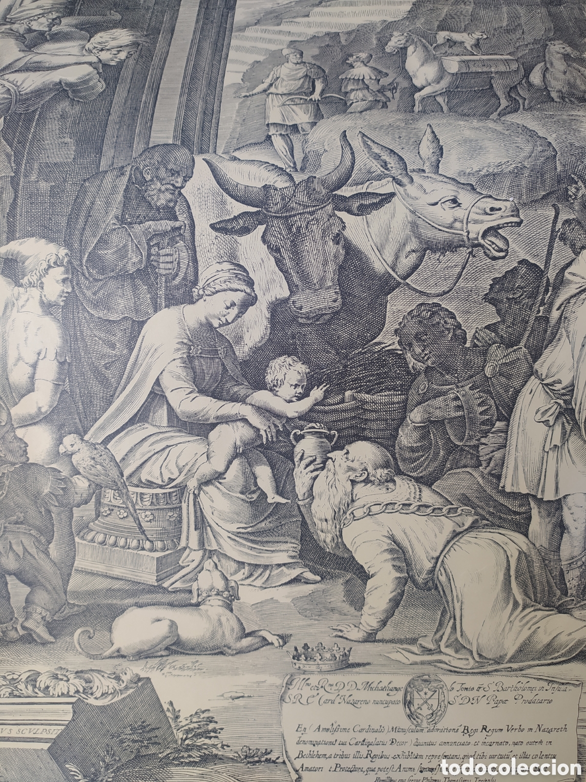 Arte: Gran P&oacute;ster Agostino Carracci - Foto 2