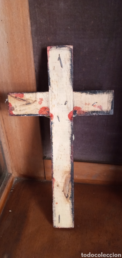 Arte: Crucifijo de madera. - Foto 3