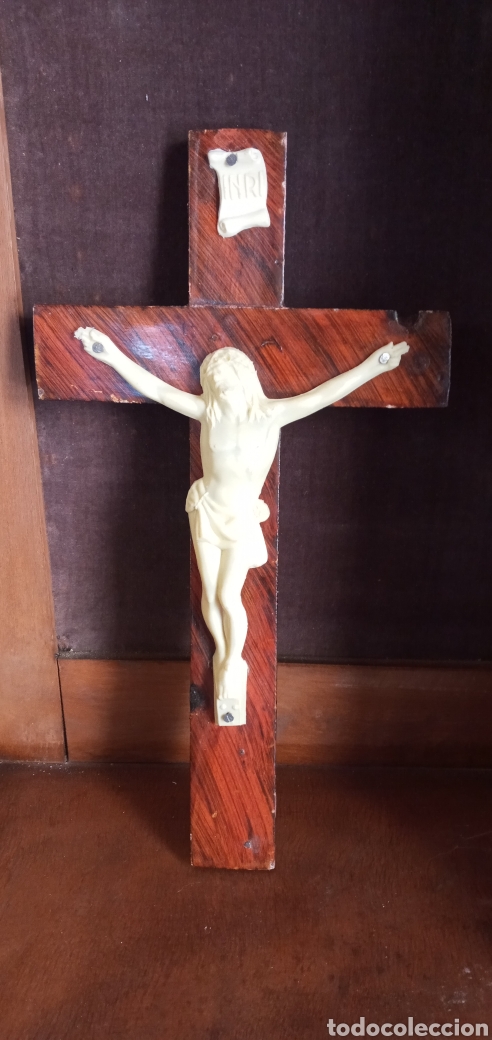 Arte: Crucifijo de madera. - Foto 2