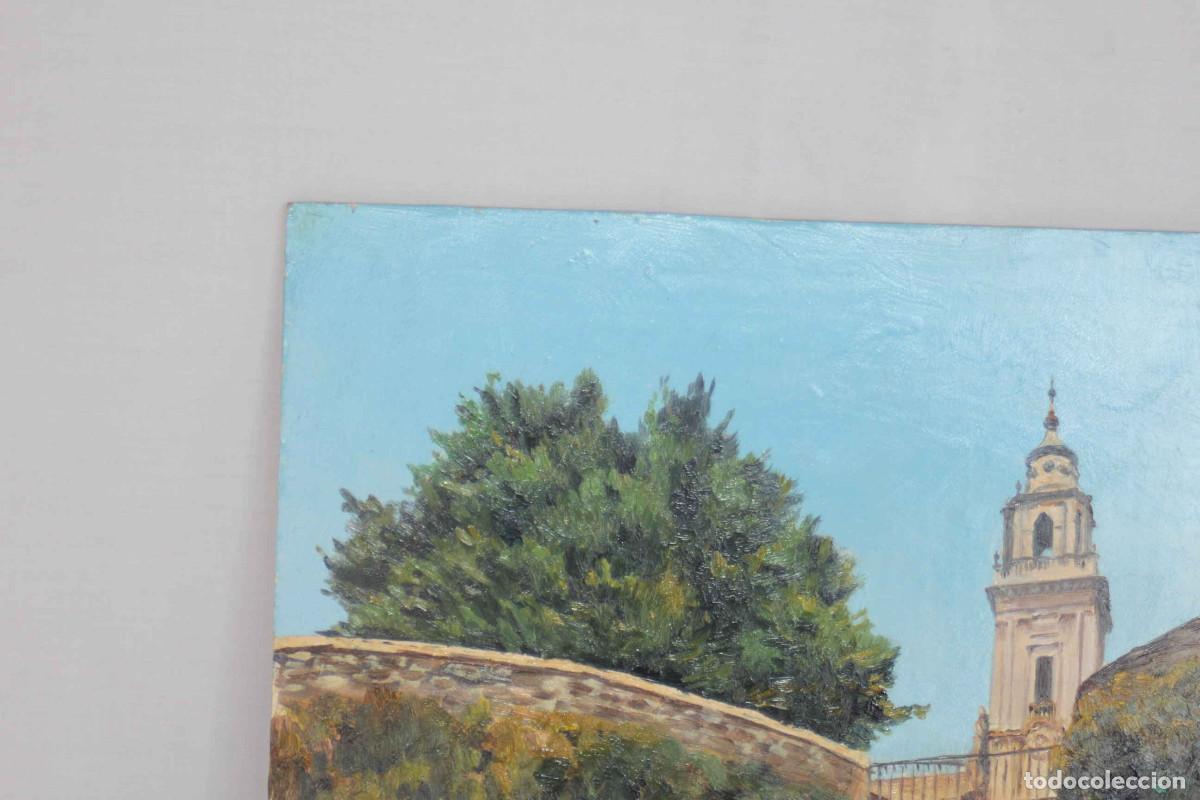 Arte: OLEO SOBRE TABLA MURALLA LUGO - Foto 2