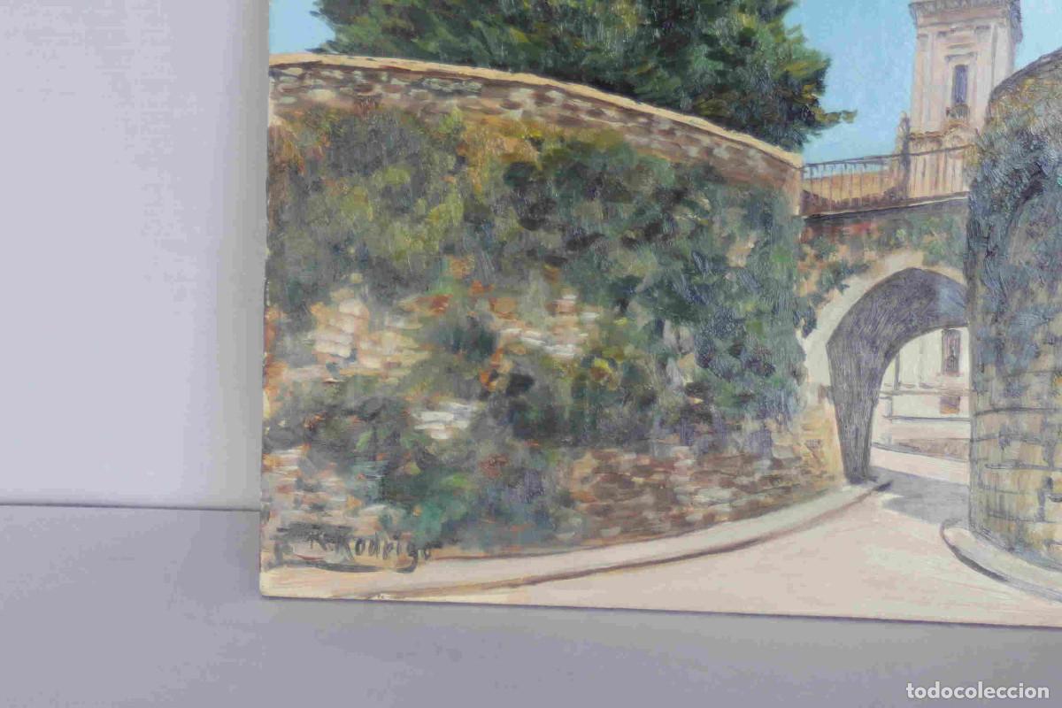 Arte: OLEO SOBRE TABLA MURALLA LUGO - Foto 3