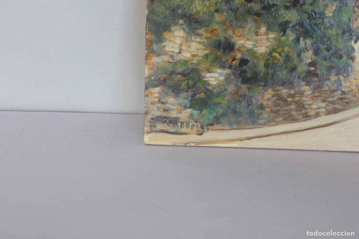 Arte: OLEO SOBRE TABLA MURALLA LUGO - Foto 4