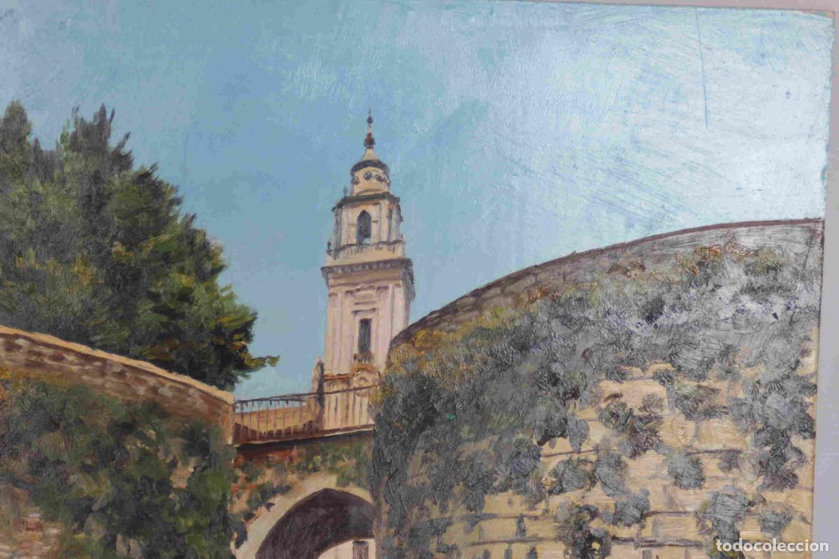 Arte: OLEO SOBRE TABLA MURALLA LUGO - Foto 6