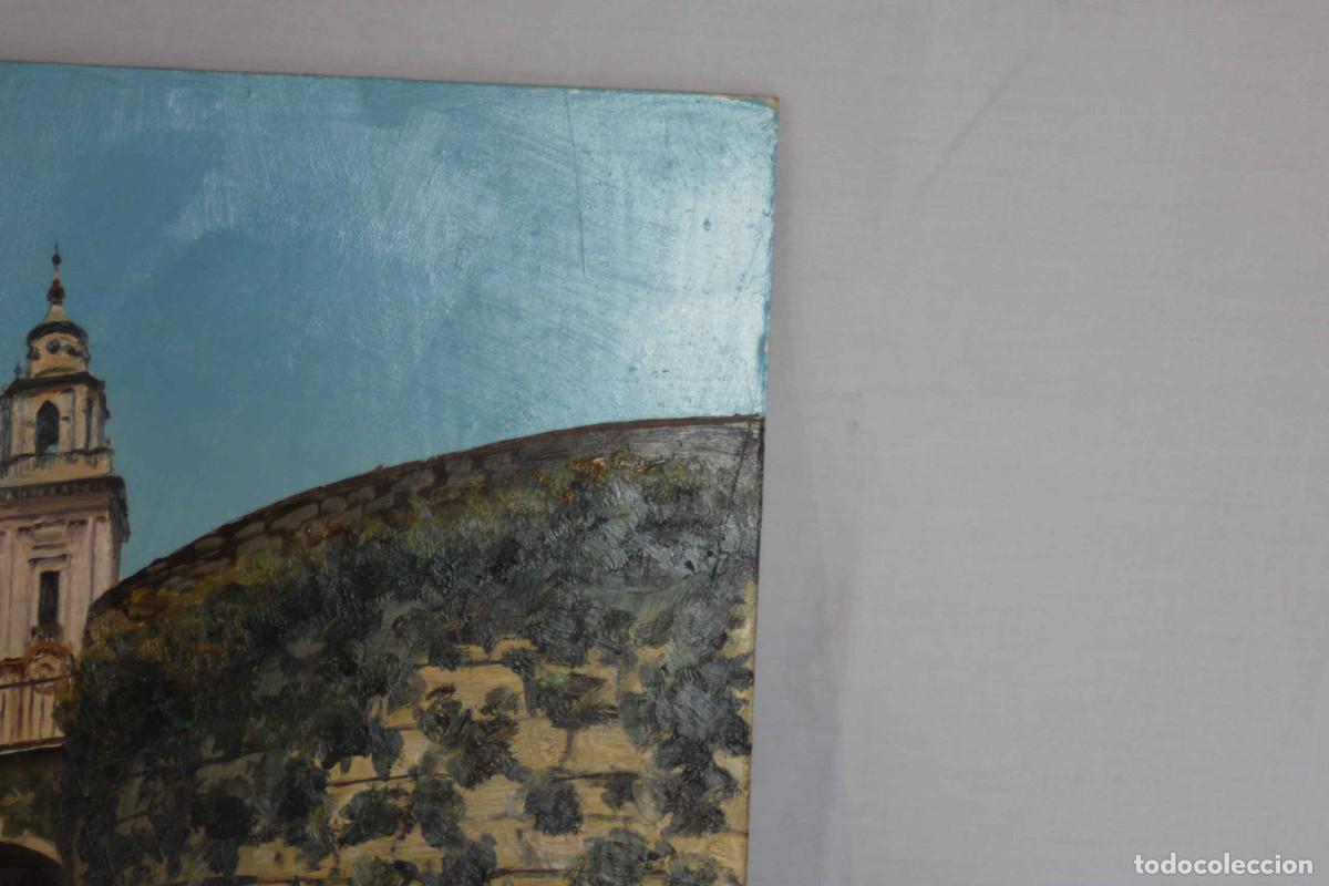 Arte: OLEO SOBRE TABLA MURALLA LUGO - Foto 7