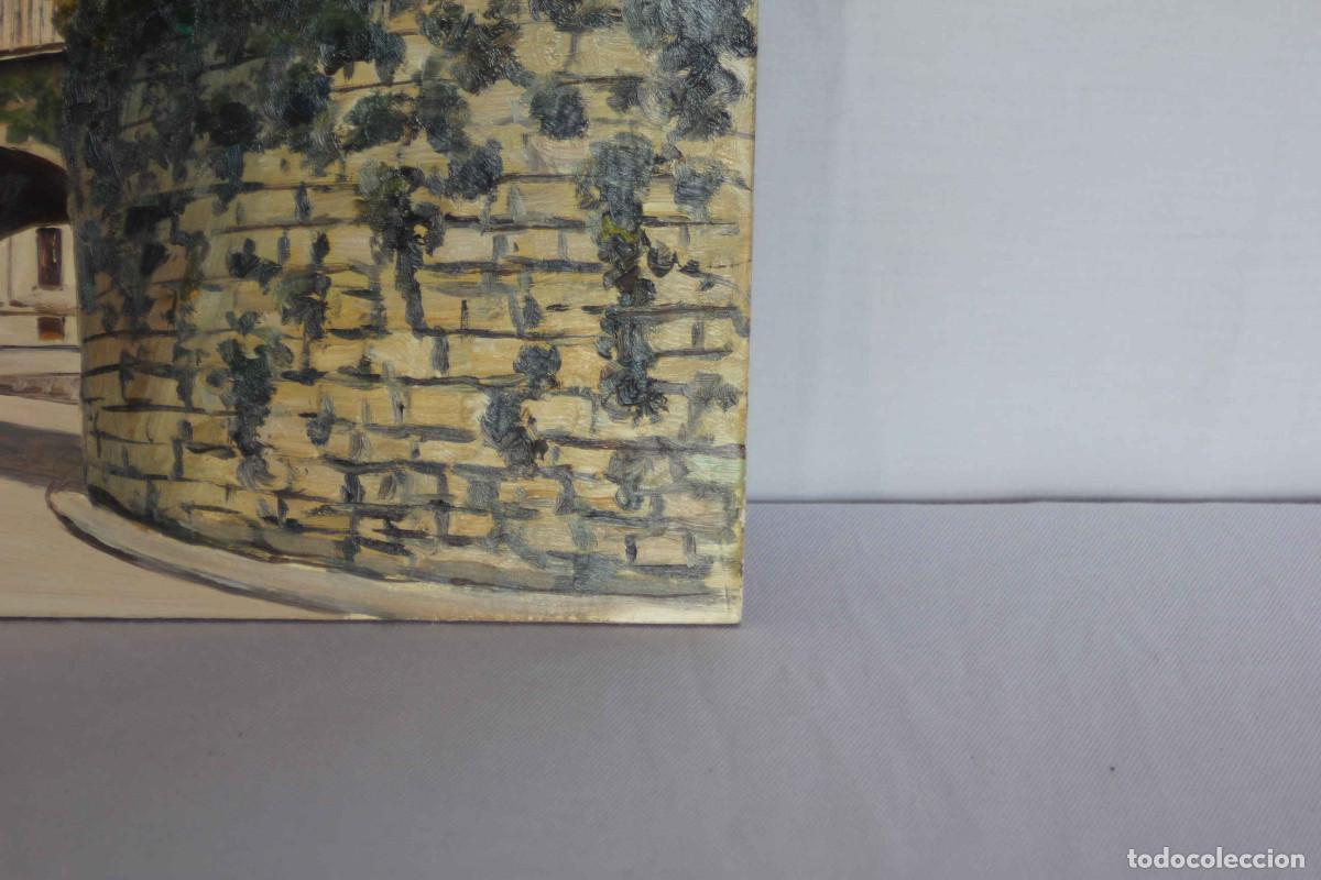 Arte: OLEO SOBRE TABLA MURALLA LUGO - Foto 8