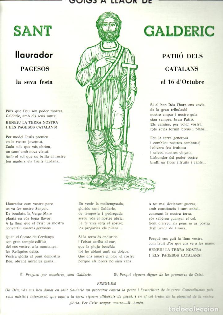 Arte: GOIGS A SANT GALDERIC (1982) - Foto 1