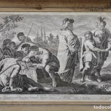 Arte: GRABADO ORIGINAL DE VOLPATO GIOVANNI SIGLO XVIII-JOSEPH VENDITUS A FRATIBUS