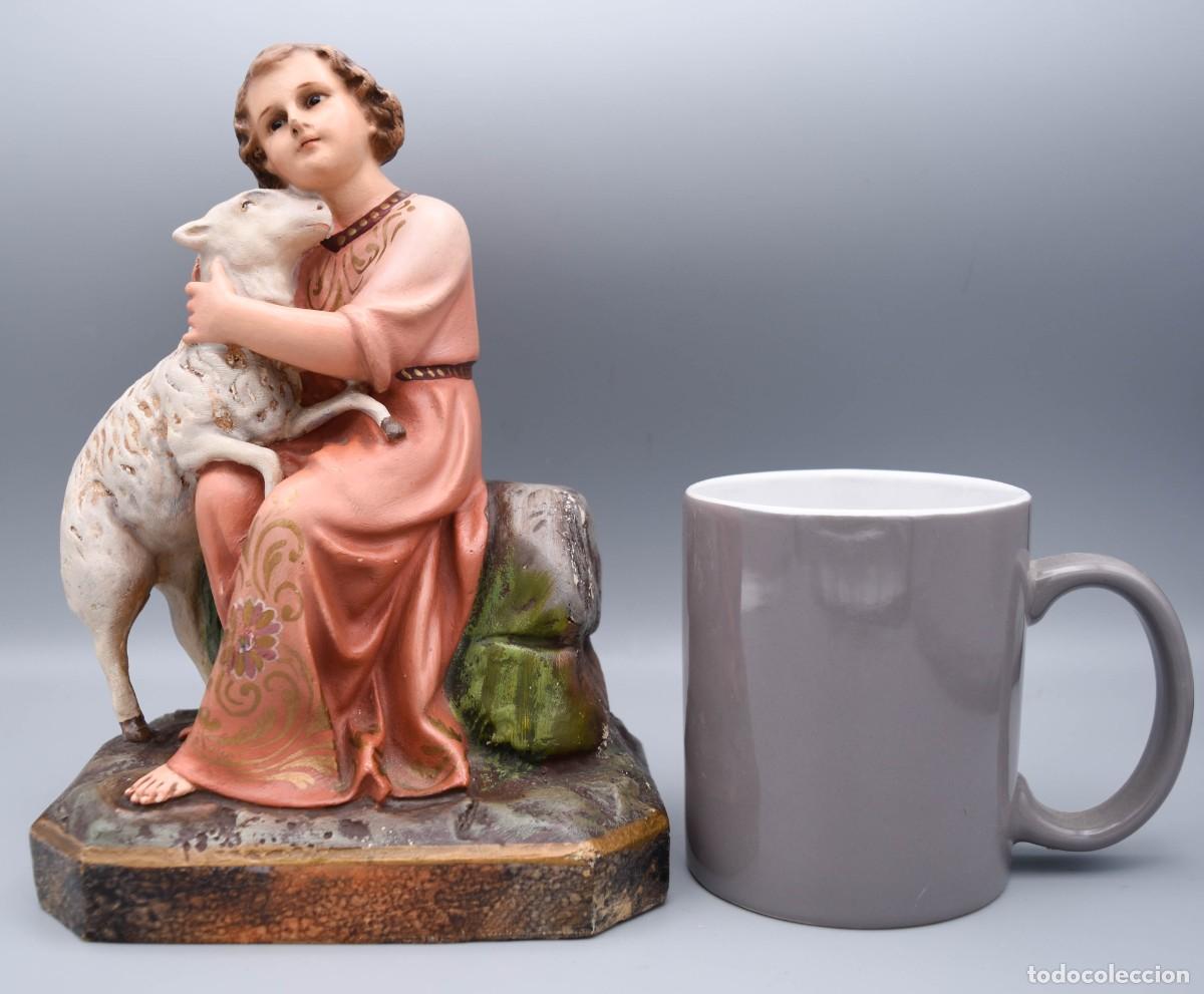 Arte: Olot - Ni&ntilde;o Jes&uacute;s con cordero - Foto 4