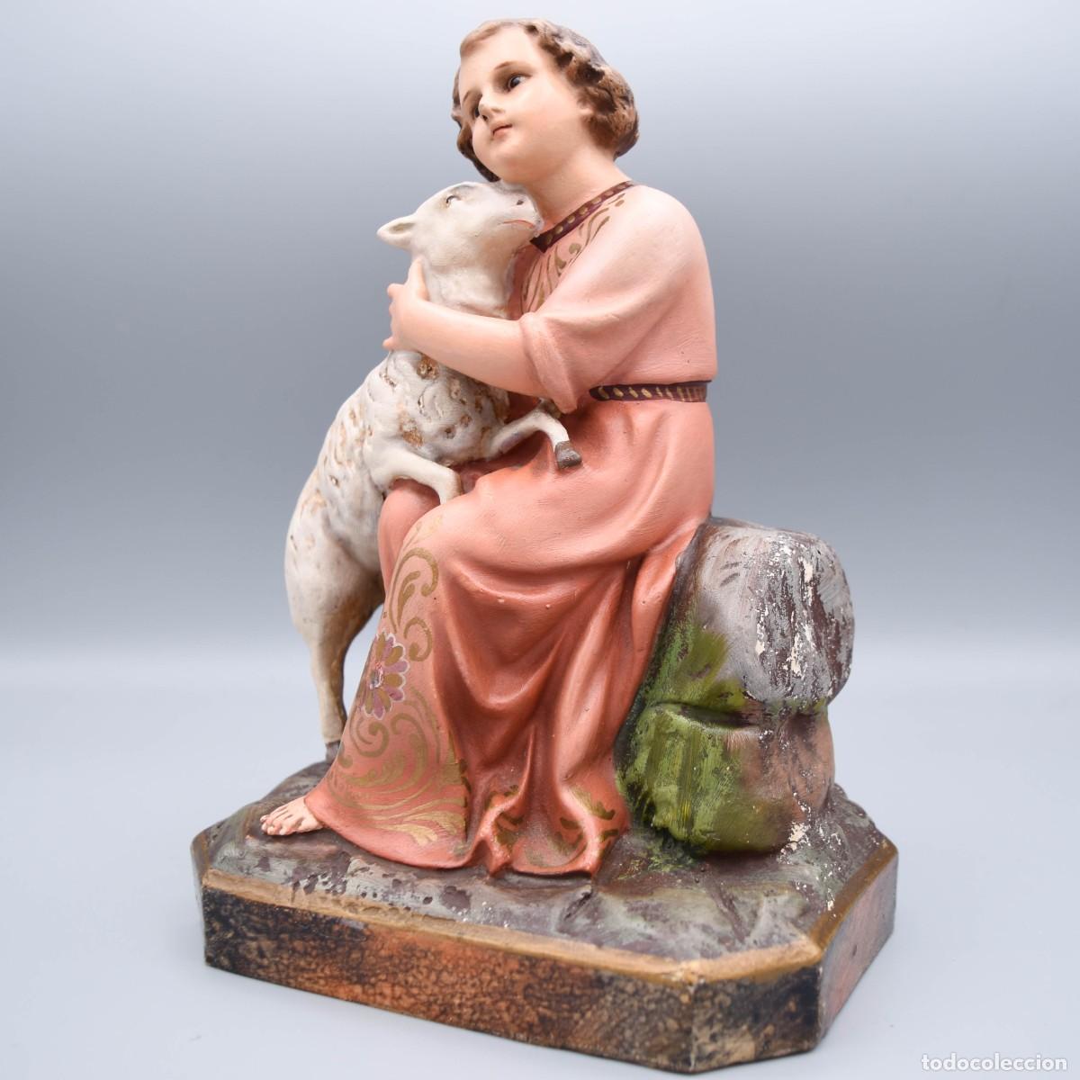 Arte: Olot - Ni&ntilde;o Jes&uacute;s con cordero - Foto 10