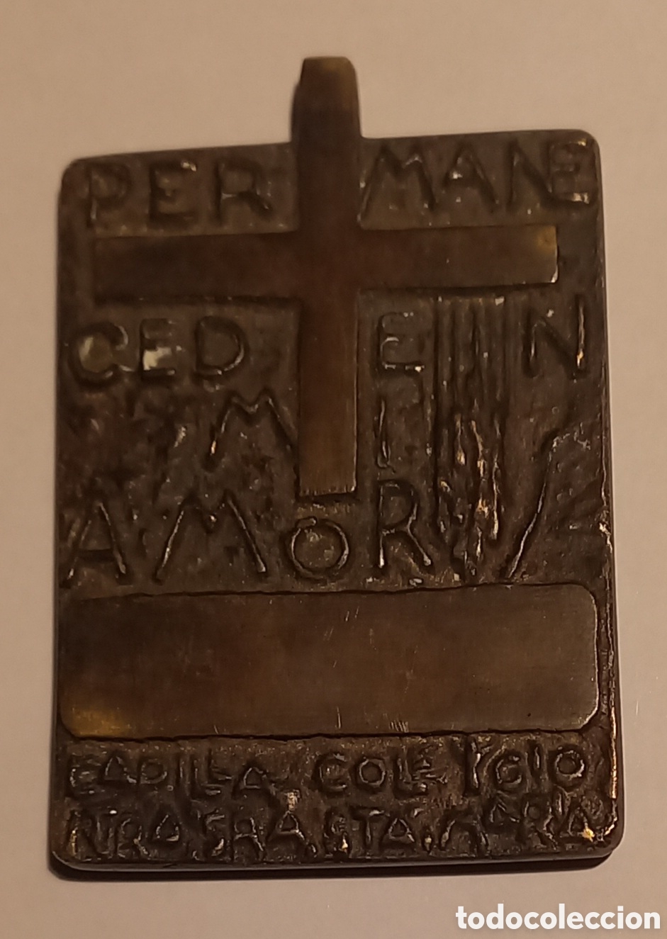 Arte: MEDALLA RELIGIOSA EN BRONCE. - Foto 4
