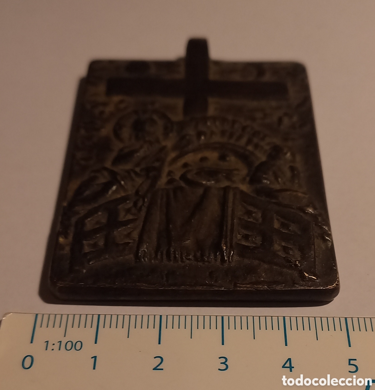 Arte: MEDALLA RELIGIOSA EN BRONCE. - Foto 6