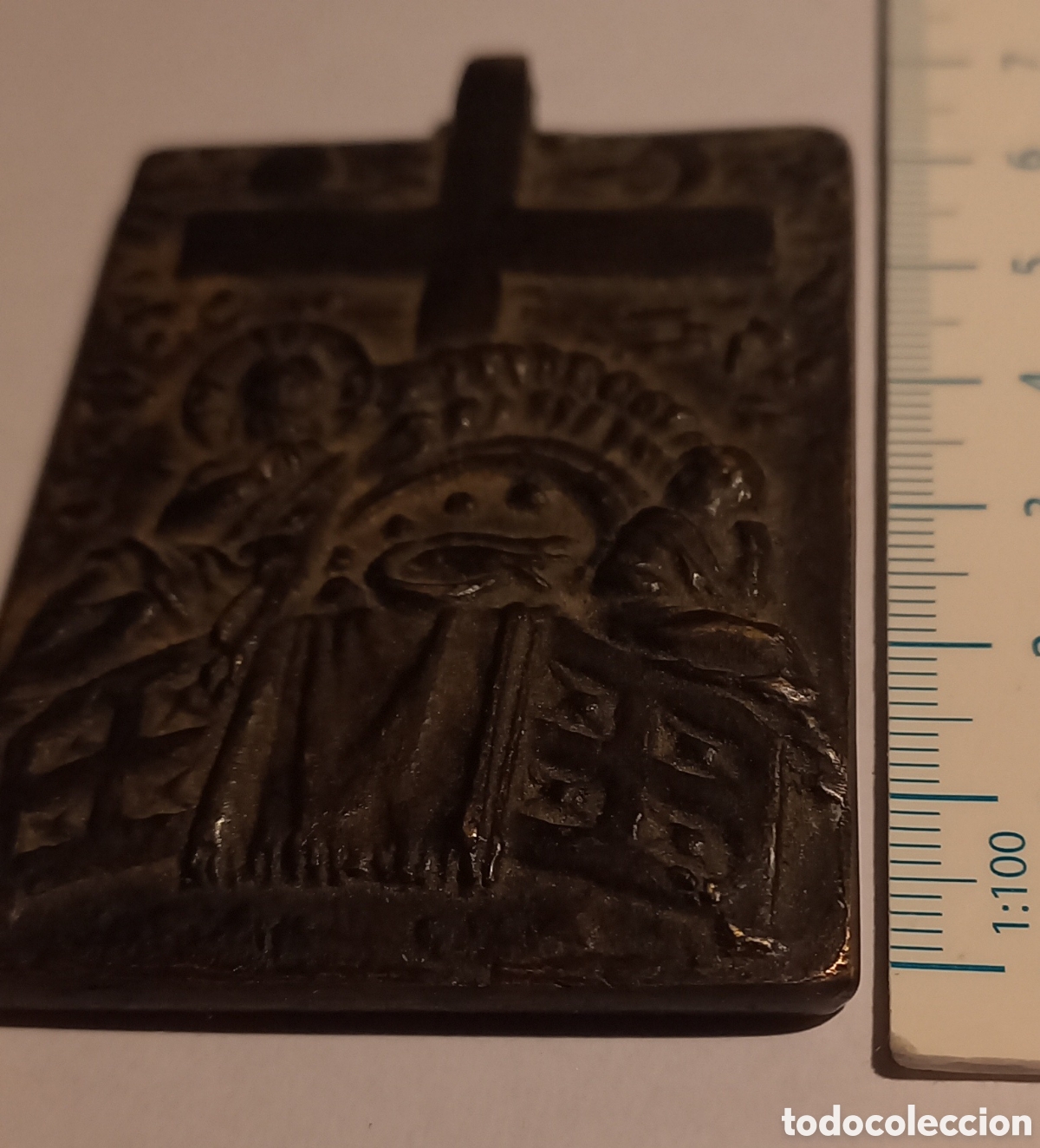 Arte: MEDALLA RELIGIOSA EN BRONCE. - Foto 7