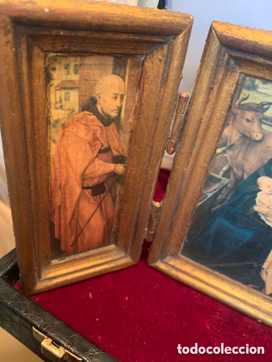 Arte: Retablo triptico en madera - Foto 2