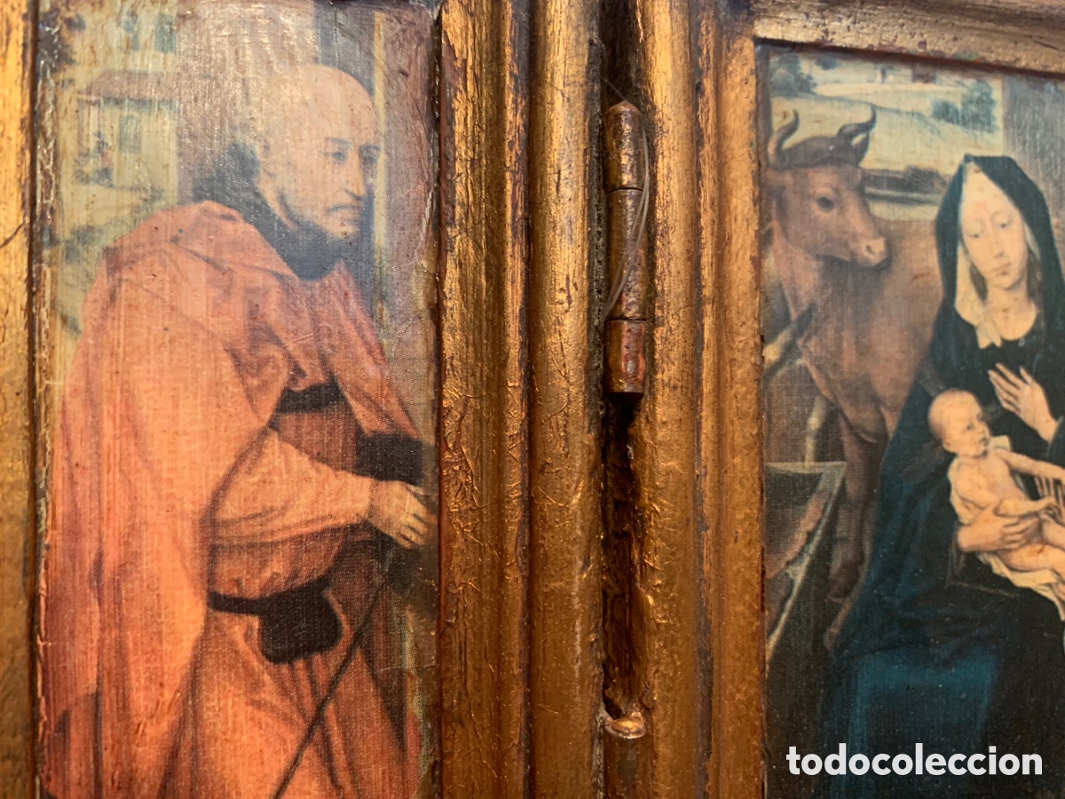 Arte: Retablo triptico en madera - Foto 12