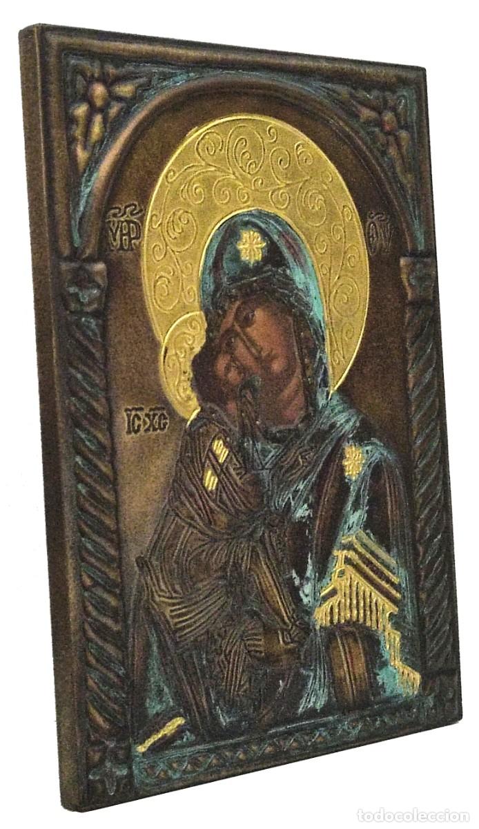 Arte: Icono de virgen Vladimir - Foto 2