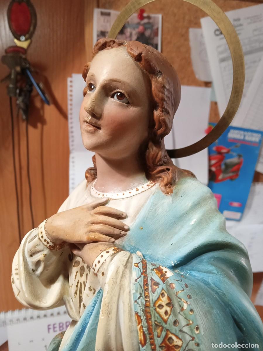 Arte: Antigua virgen inmaculada de Olot - Foto 2