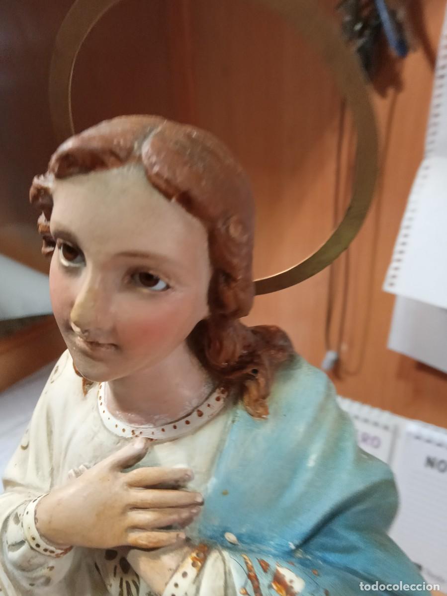 Arte: Antigua virgen inmaculada de Olot - Foto 9